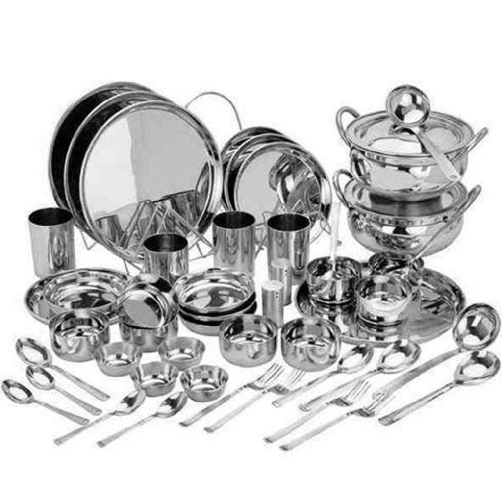 Steel Utensils Set